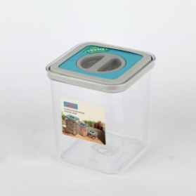 Pote Hermético de Plástico Transparente com Tampa – 1,4 Litros